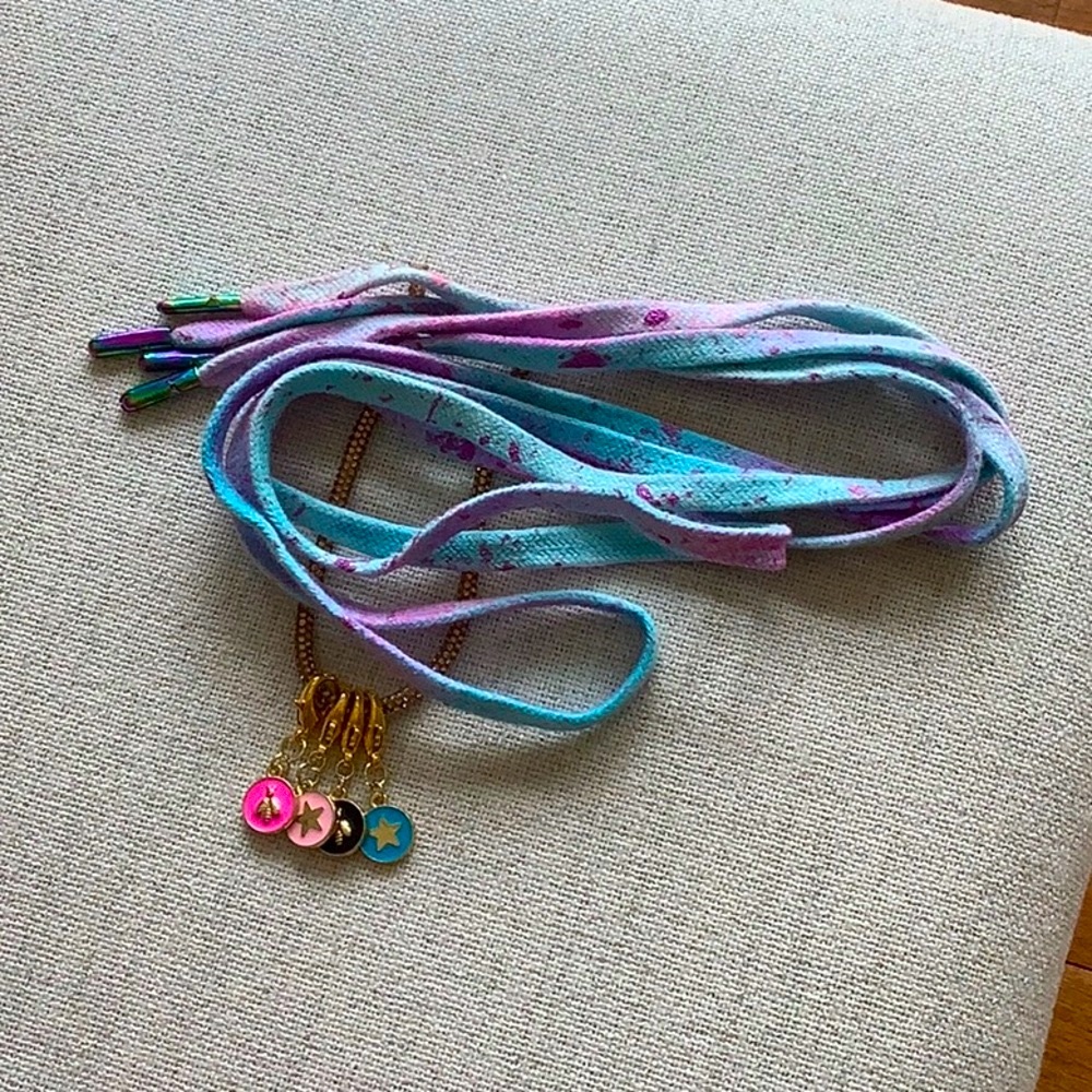 NEW Colorful Golden Goose 💯 Authentic Shoelaces with 4 Charms
